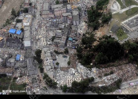 地震后的汶川映秀图片