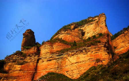 红石山风景图片