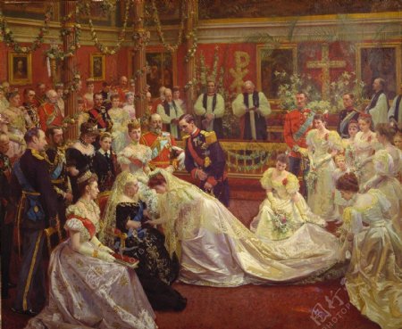 英国毛德公主的婚礼图片