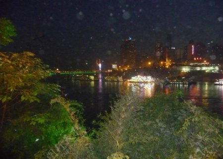 重庆山城长江夜景图片