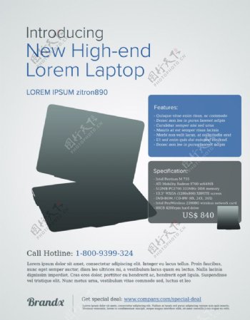 笔记本电脑广告图片