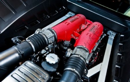 法拉利F430Spider引擎图片