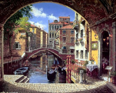 威尼斯的拱门图片