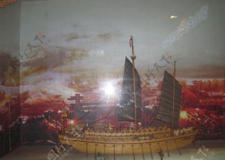 木质船图片