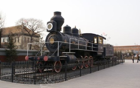 蒸汽火车机车图片