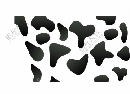 奶牛矢量纹图片