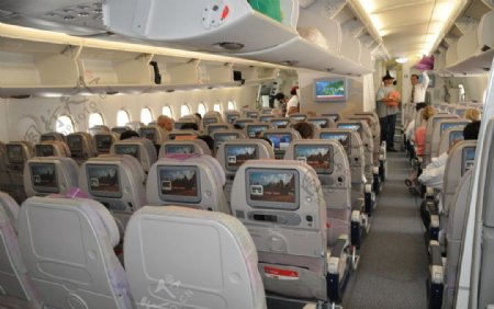 A380客机内景图片