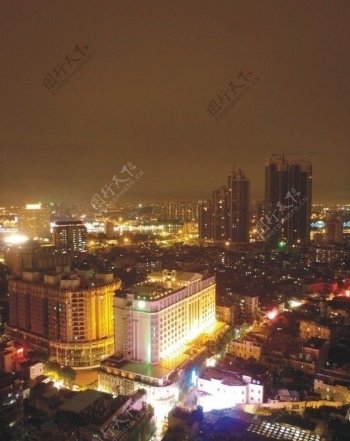 城市夜光图片