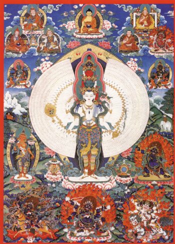 西藏日喀则唐卡佛教佛法佛经佛龛唐卡全大藏族文化05图片