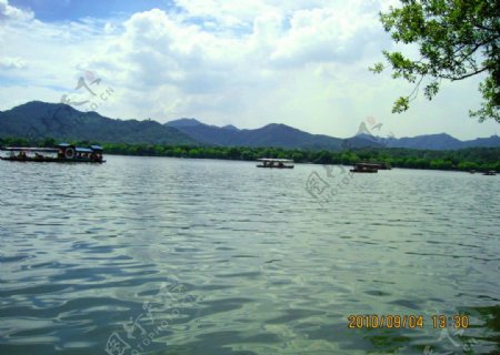 杭州西湖留念图片