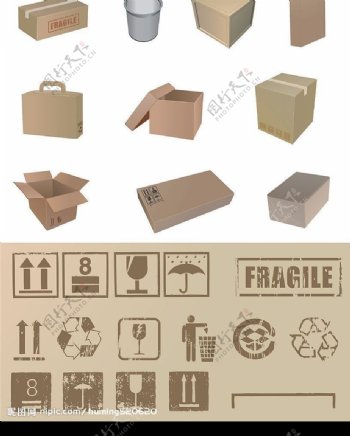 包装盒与包装常用图片