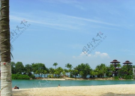 新加坡圣淘沙海滩图片