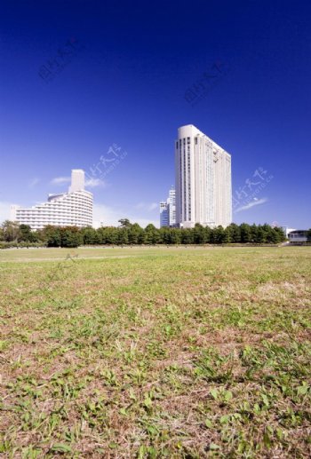 海风公园的草坪广场图片