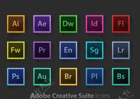 Adobe各类软件图标图片