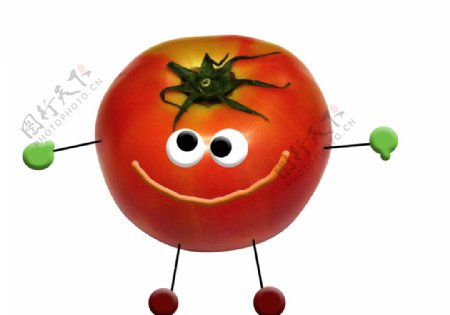 西红柿卡通图片