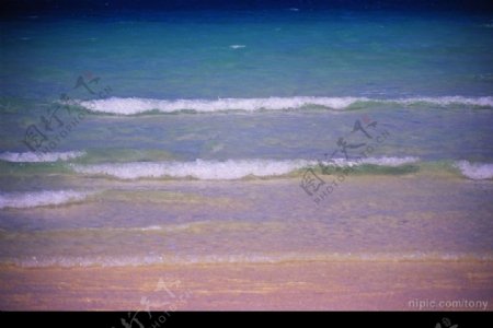 海浪海水图片