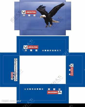 尖嘴鹰鞋盒包装图片