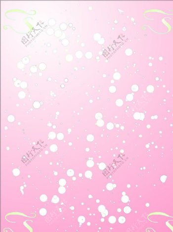 粉红色泡泡背景图片