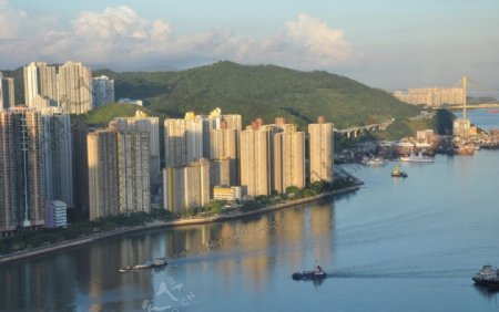 香港青衣岛的早晨图片