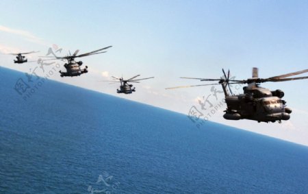 MH53直升机图片