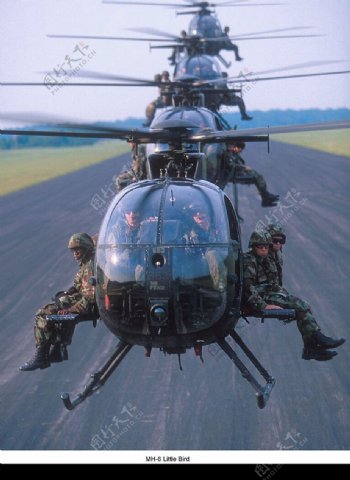 mh6型特战直升机图片