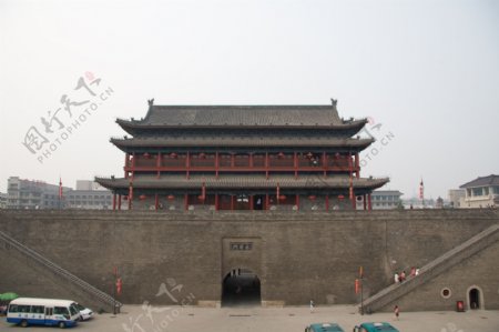西安城墙图片