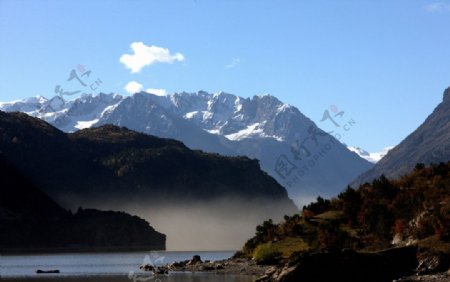 山水风景风景名胜自然风景旅游印记西藏峰峦群山图片