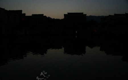 安徽宏村夜晚图片