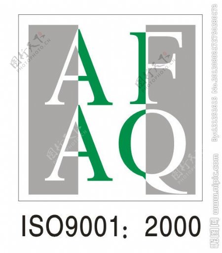 AFAQ认证标志矢量图片