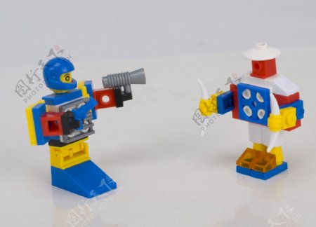 机器人积木玩具图片
