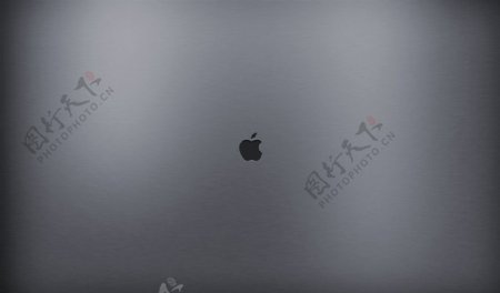 黑白苹果桌面图片