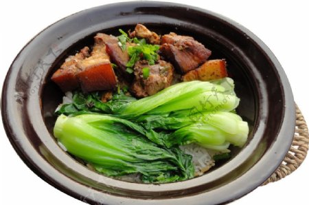 台湾卤肉煲仔饭图片