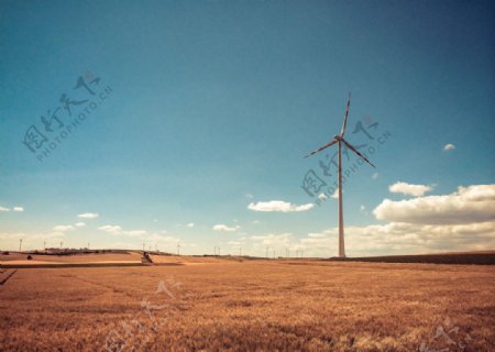风车风力发电图片