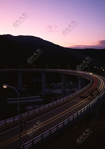 马路公路高架桥图片