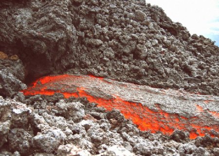 危地马拉火山岩浆图片