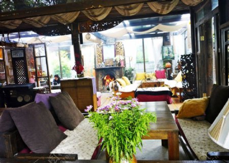束河古城咖啡厅图片