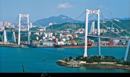 海沧大桥实际像素下非高清图片
