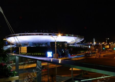 世博文化中心夜景图片