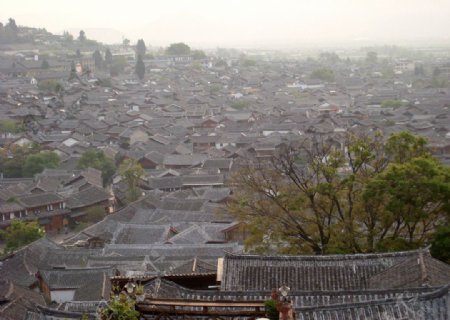 丽江古镇部分房屋图片