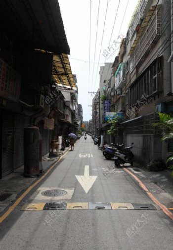 台北市城中村里小巷图片