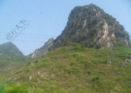 青海山影图片