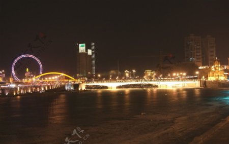 海河三桥直达望海楼图片