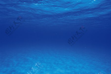 蓝色海洋图片