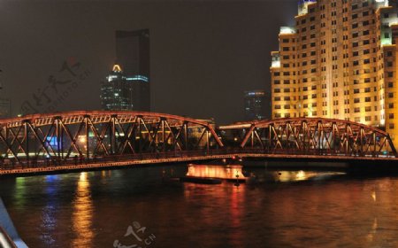 跨江铁桥图片