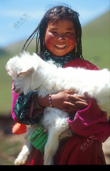 藏族儿童图片