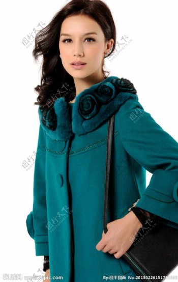 雅各卡洛2012年女皮草大衣图片