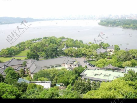 杭州西湖雷峰塔风光图片