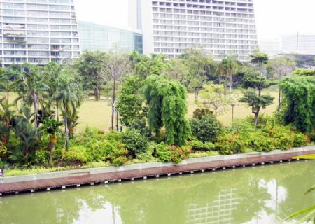 新加坡滨水景观图片