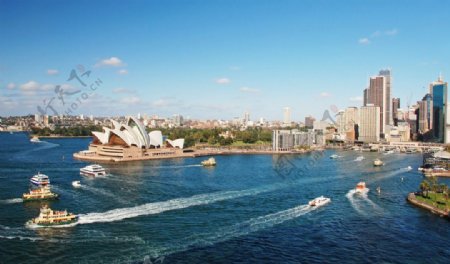 悉尼港湾一角图片