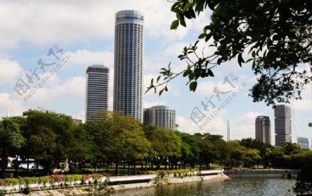 新加坡河岸景观图片
